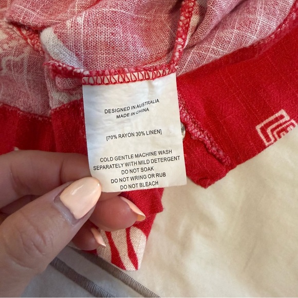 Paper Heart Linen Tequila Anthropologie Dress - Picture 5 of 9